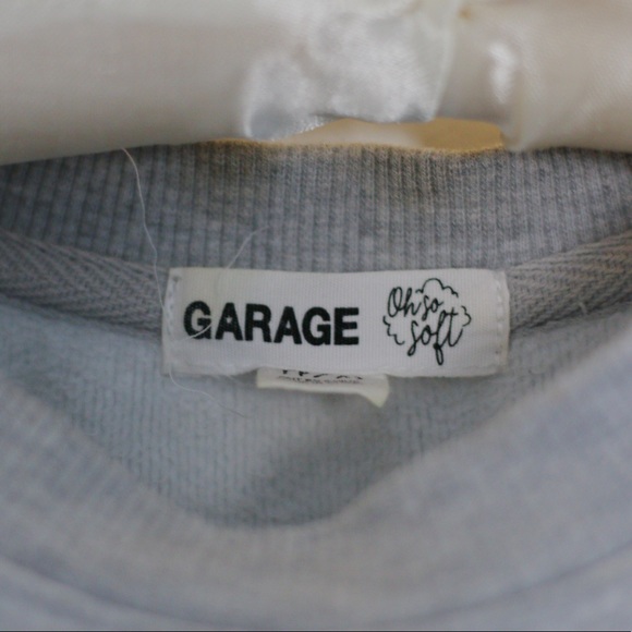Garage Cropped Sweater Tee - Picture 2 of 3